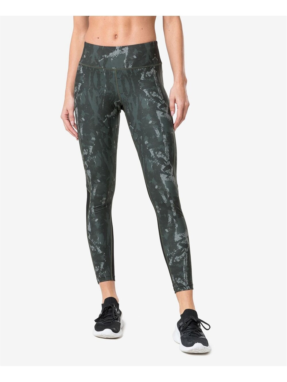 Yvette Womens High Waist Cropped Activewear Leggings Size M